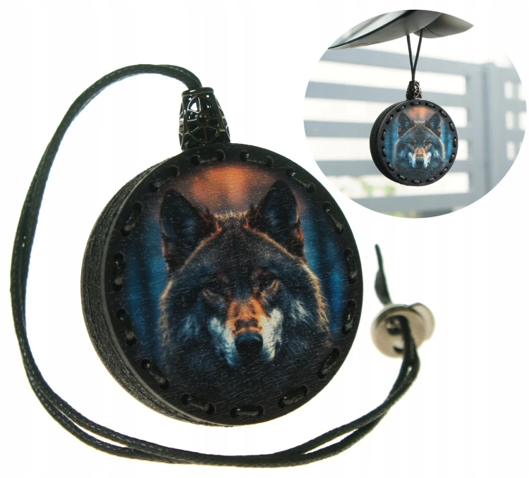 zawieszka zapachowa prezent dla myśliwego Deconet wilk.webp
