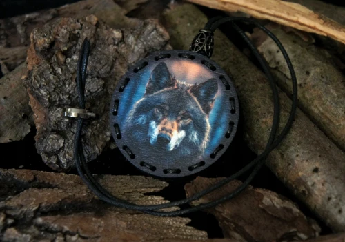 Długotrwały zapach do samochodu  drewniana zawieszka Deconet  wilk.webp