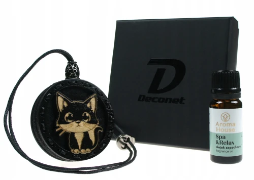 drewniana zawieszka zapachowa Deconet Kot.webp