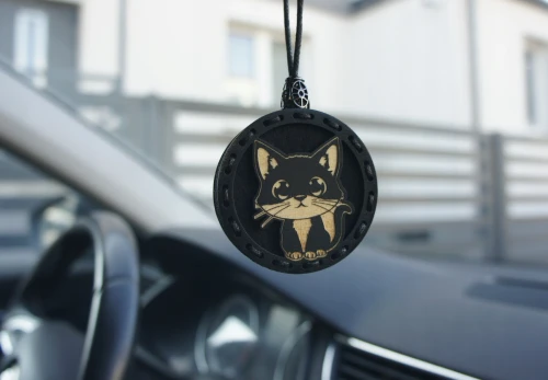 Zapach do samochodu drewniany długo utrzymujący zapach Deconet Kot.webp