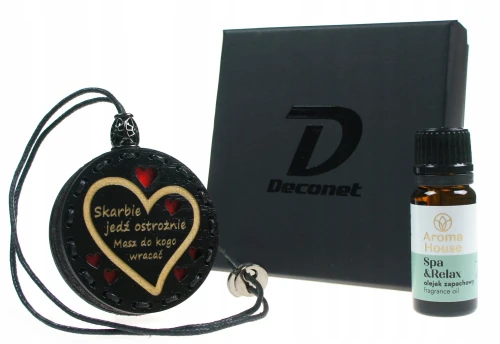 Zapachowa zawieszka samochodowa Deconet Skarbie jedź ostrożnie.webp