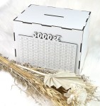 Otwierana Skarbonka wykreślana 5000zł oszczędzanie, na prezent, grawer  