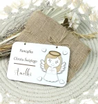Pamiątka Chrztu Świętego Personalizowana Kartka Na Chrzest Chrzciny