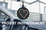 Personalizowna zawieszka zapachowa Black Premium Wood 50szt.