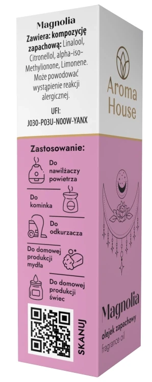 Olejek zapachowy Aroma House MAGNOLIA 10ml