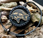 Zapach do samochodu drewniana zawieszka Deconet Black Premium Wood - Szczupak