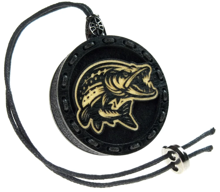 Zapach do samochodu drewniana zawieszka Deconet Black Premium Wood - Szczupak