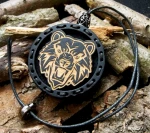 Zapach do samochodu drewniana zawieszka Deconet Black Premium Wood - Niedźwiedź