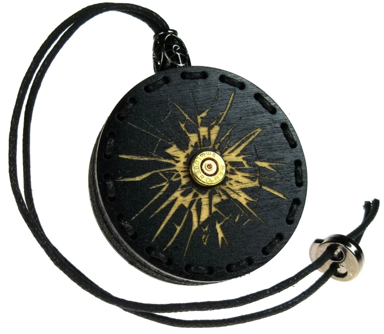 Zapach do samochodu drewniana zawieszka z filcem Deconet Black Premium - Nabój