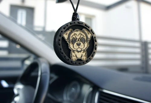 Zapach do auta drewniana zawieszka Deconet Black Premium Wood - Pies