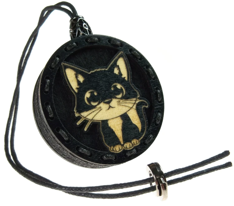 Zapach do samochodu drewniana zawieszka Kot