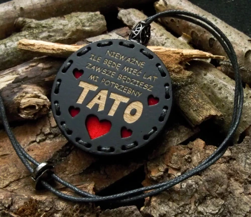 Zapach do samochodu drewniana zawieszka Deconet Black Premium Wood - prezent dla taty