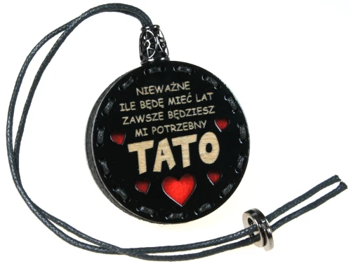 Zapach do samochodu drewniana zawieszka prezent dla taty