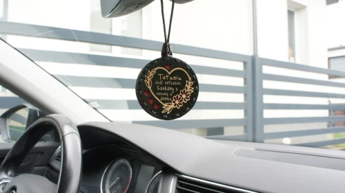 Zapach do samochodu drewniana zawieszka prezent dla taty