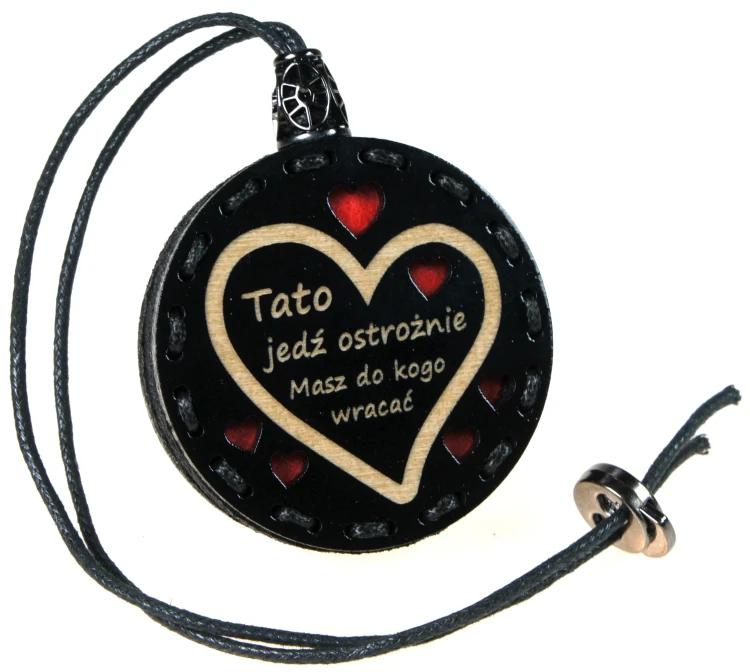 Tato jedź ostrożnie zawieszka zapach do samochodu