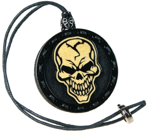 Zapach do samochodu drewniana zawieszka Czaszka