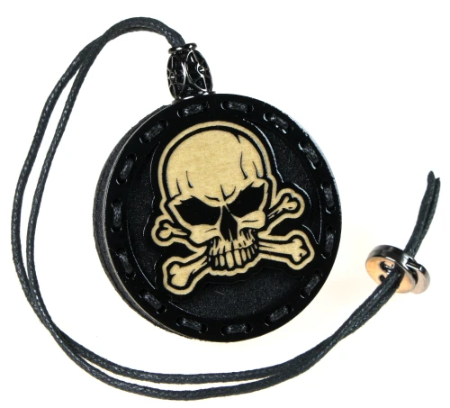 Zapach do auta drewniana zawieszka Czaszka