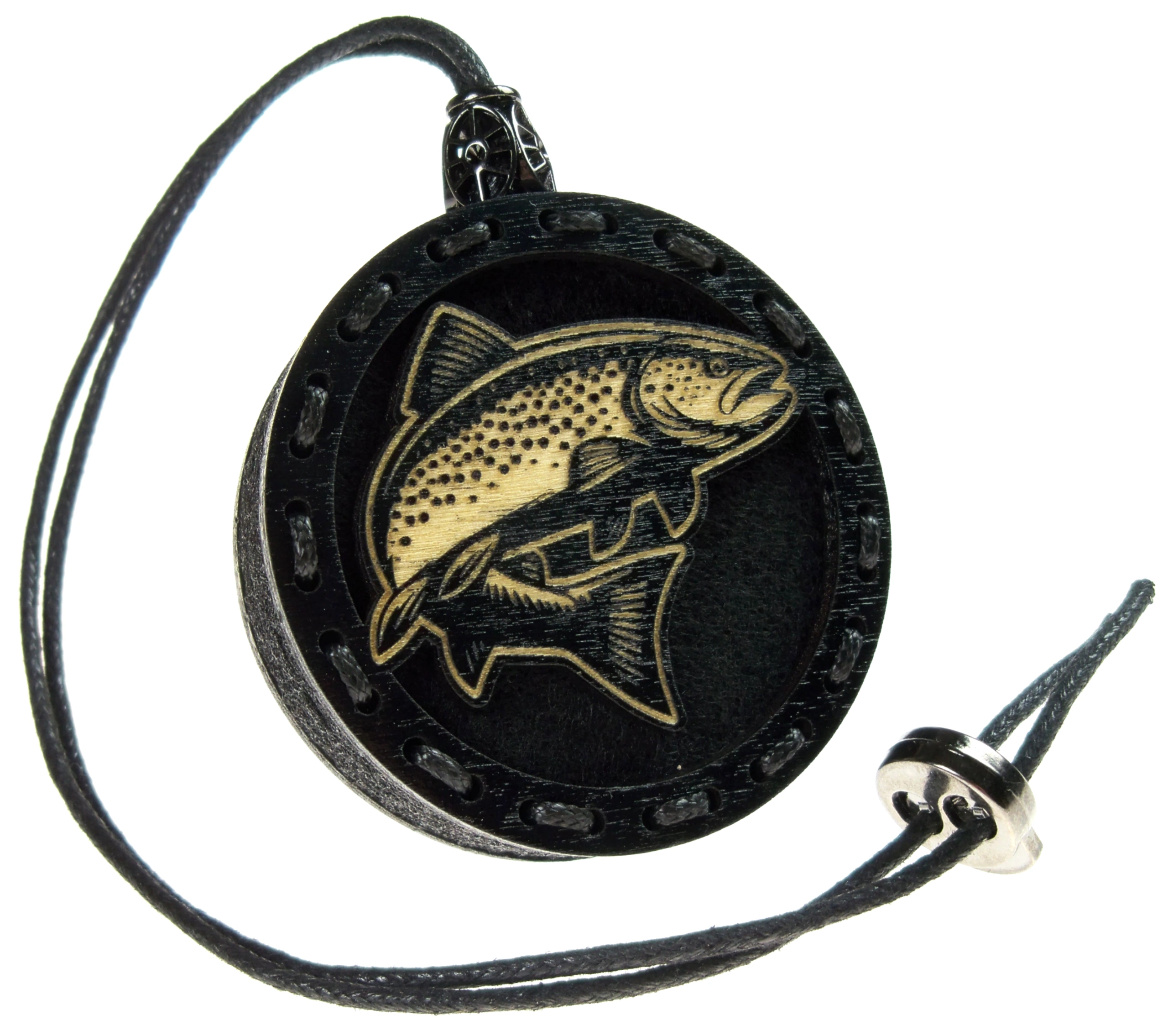 zawieszka do samochodu pstrąg